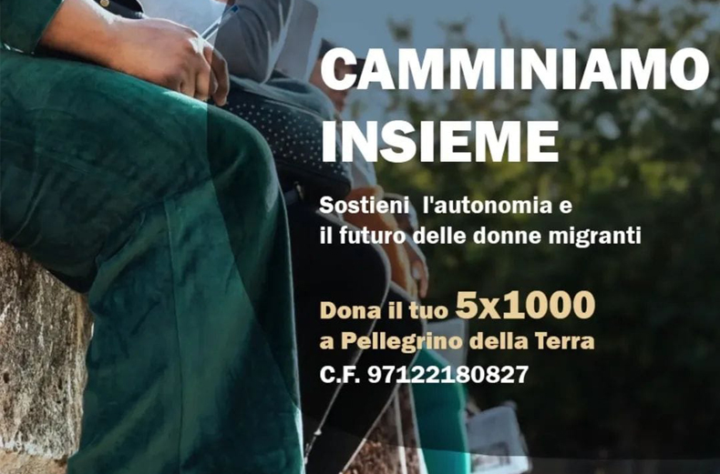 Dona il tuo 5×1000 al Pellegrino della Terra